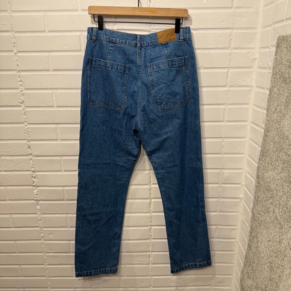 Madewell 90s Straight Utility Jeans Fenwood Wash Comfort Stretch Sz 29 Boho Chic - Picture 8 of 16